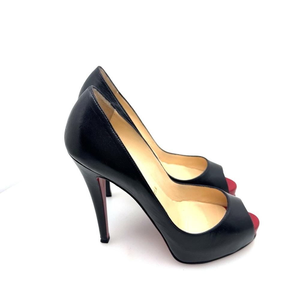 🔥🔥Like New Christian Louboutin Very Prive 120 KID Signature Heels Size 37 - Picture 3 of 16